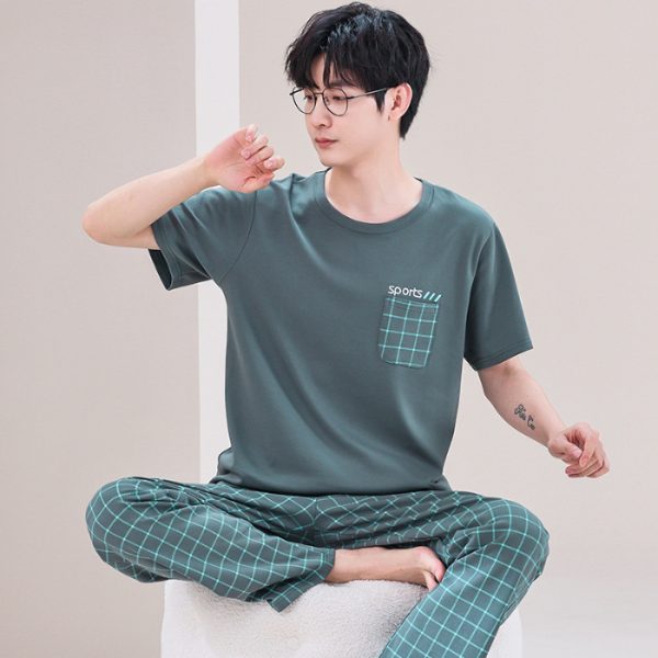 Pajamas Men's Short-sleeved Trousers Summer - Image 10