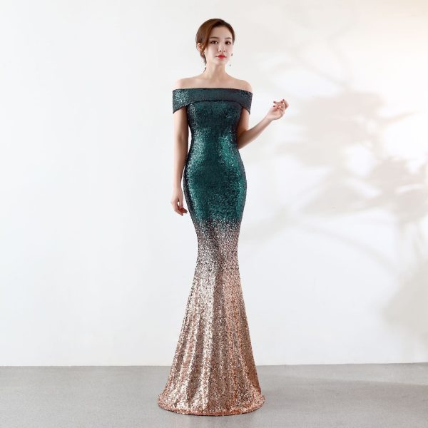 Birthday Party Dress Slimming Host Long Dress - Image 3