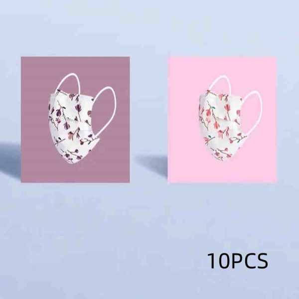 Creative Minimalist Printed Breathing Color Changing Mask - Image 5
