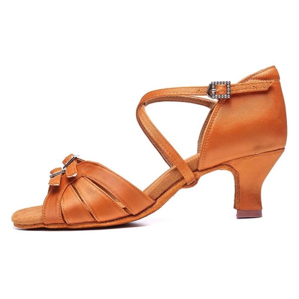 Latin Dance High Heel Dancing Shoes Soft Bottom - Image 5