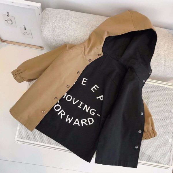 Boys wear coats on both sides in spring - Image 2