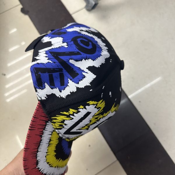 Graffiti Letter Cotton Sports Breathable Baseball Cap - Image 3