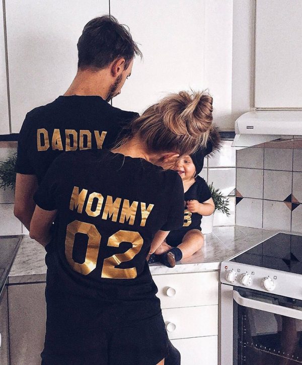 Parent-child Short-sleeved T-shirt Family Top - Image 3