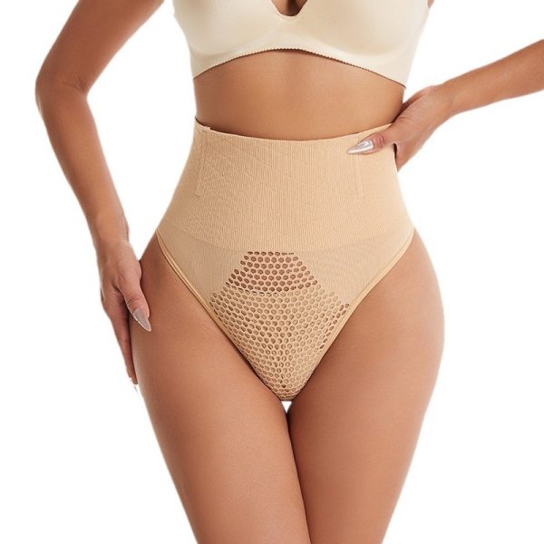 Body Shaping Hollow High Waist Belly Contracting T-back - Image 5