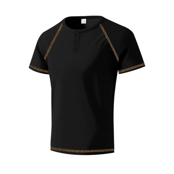Heavy Contrast Color Raglan Slim T-shirt - Image 8