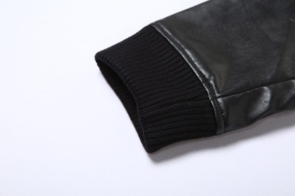 Loose Street Style Stand Up Collar Long Sleeved Jacket - Image 3