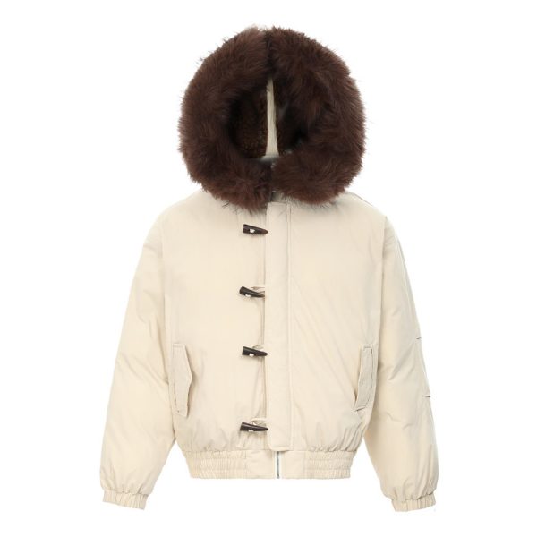Loose Street Fashion Design Hat Cotton-padded Coat - Image 5