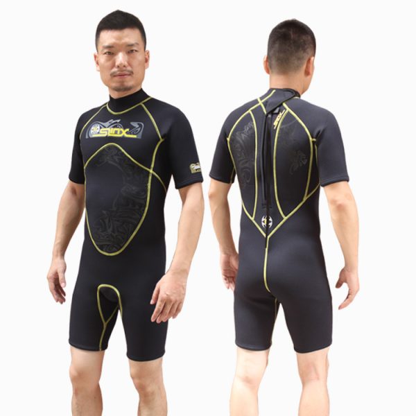 Back Zipper High-quality Fabric Surfing Suit - Image 5