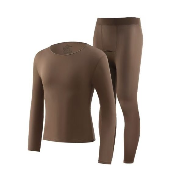 Men's High Elasticity Warm Ultra-thin Autumn Clothing And Pants Set - Image 8