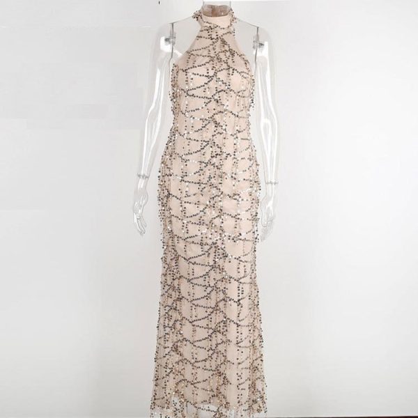 Long fringed sequin dress - Image 2