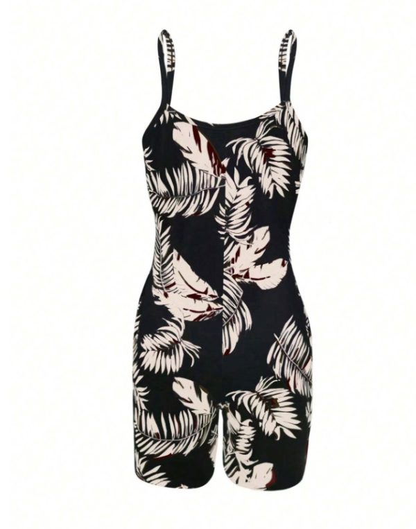 Women Casual All-Over Floral Print Sleeveless Jumpsuit - Image 2