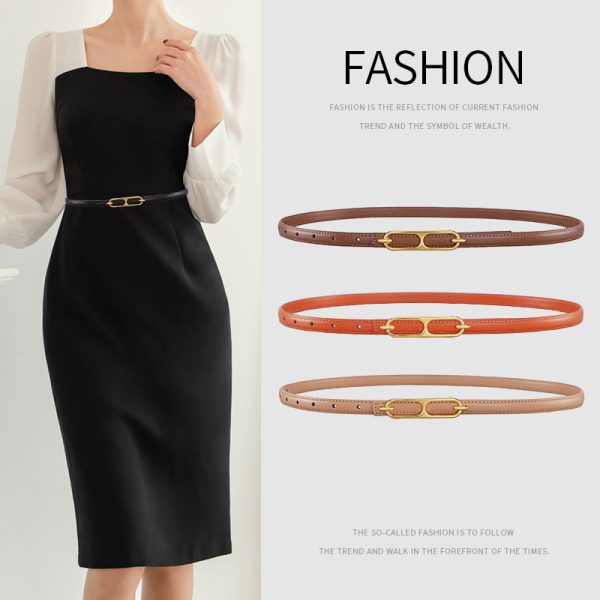 All-match Suit Waist-tight Dress Decoration Geometric Belt - Image 3