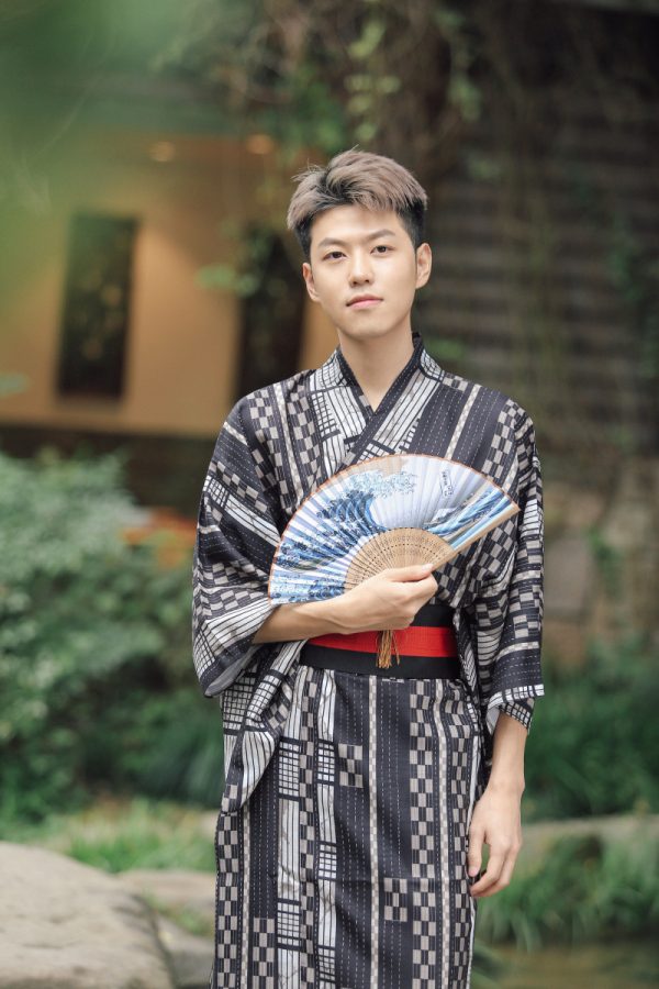 Japanese Kimono Male Traditional Samurai Gentleman - Image 8