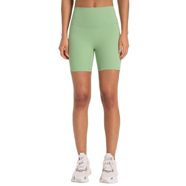 Yoga Shorts Naked Women Feeling No Embarrassment Line Tight Exercise Shorts - Image 4