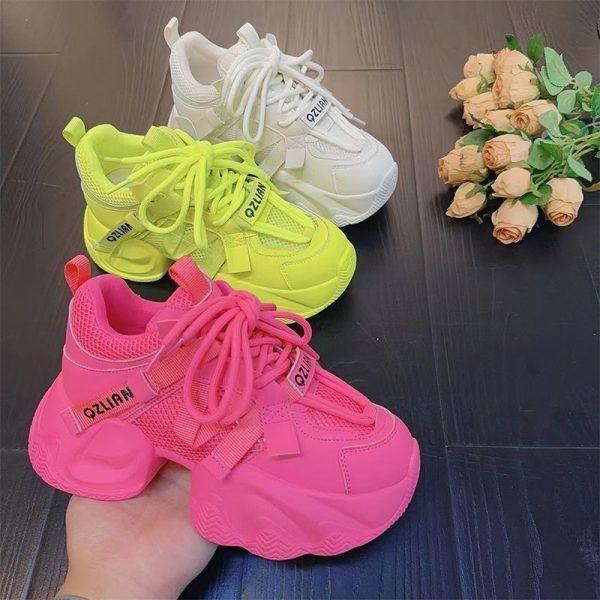 Fashion Thick Bottom Sneaker Women's All-match - Image 2