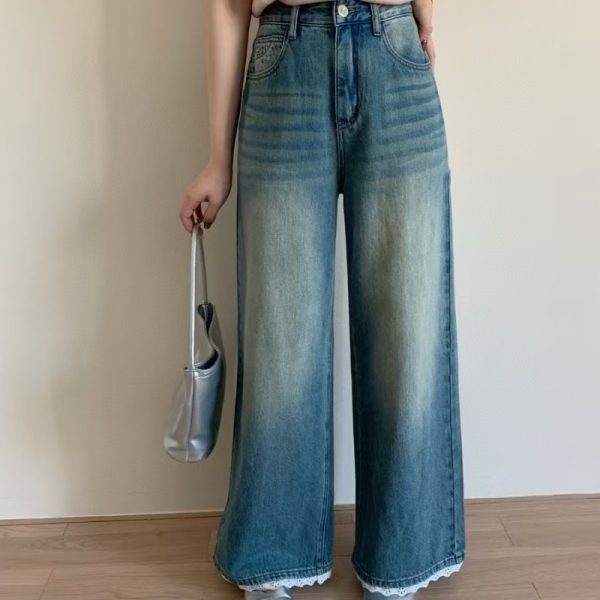 Fashion Casual All-matching Straight Jeans - Image 4