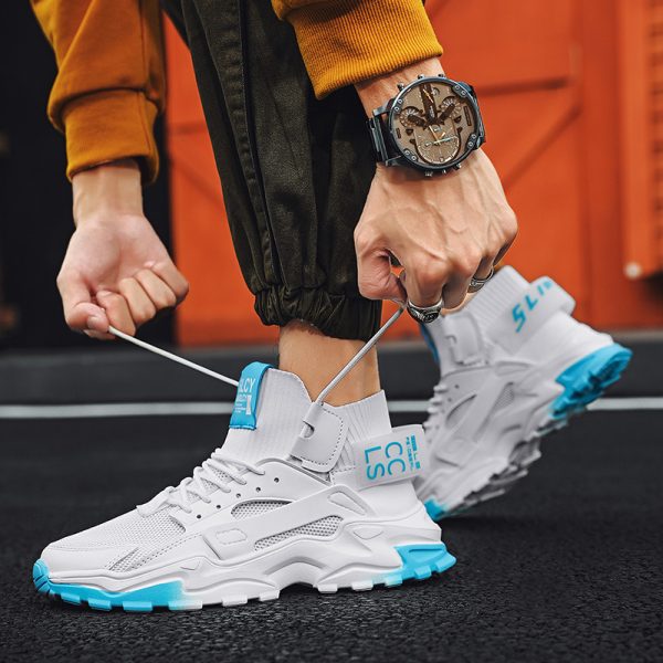 Fashion Casual Shoes Mesh Sneakers Casual Daddy Shoes - Image 5