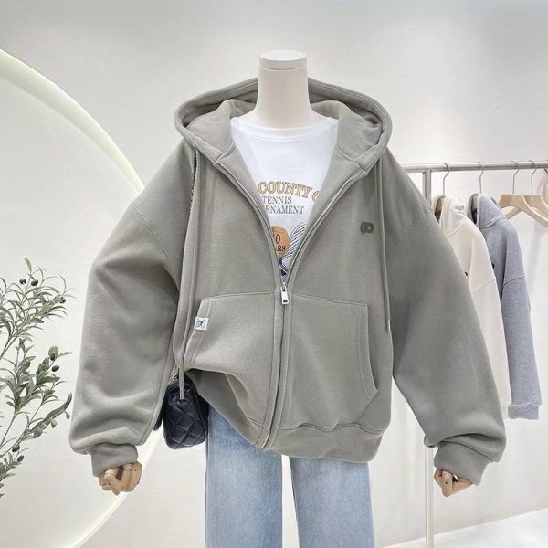 Women's Hooded Sweater Autumn And Winter Simplicity - Image 2