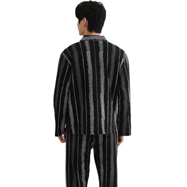 Long Sleeve Lapel Cardigan Trousers Casual Loose Home Wear - Image 4