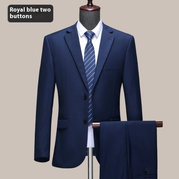 Men's Business Formal Groom Dress Wedding - Image 5