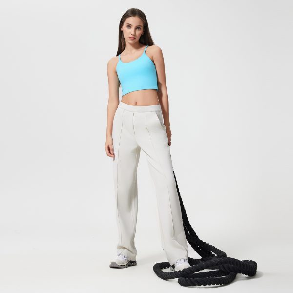 Loose Drooping Slimming Straight Pants - Image 3