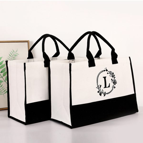 Canvas Tote Bag And Canvas Cosmetic Bag - Customizable Pattern - Image 7