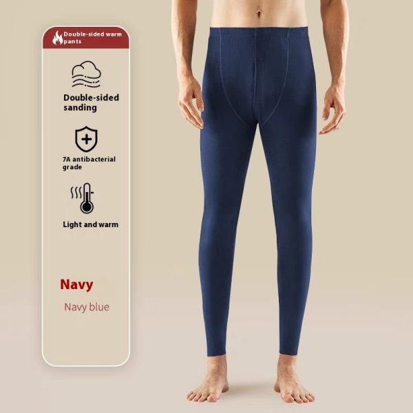 Long Johns Men's Warm Compression Pants Leggings - Image 2
