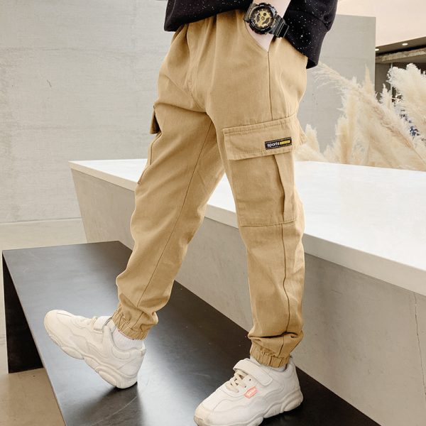 Children's Trousers Summer Style Large Children's Overalls - Image 5