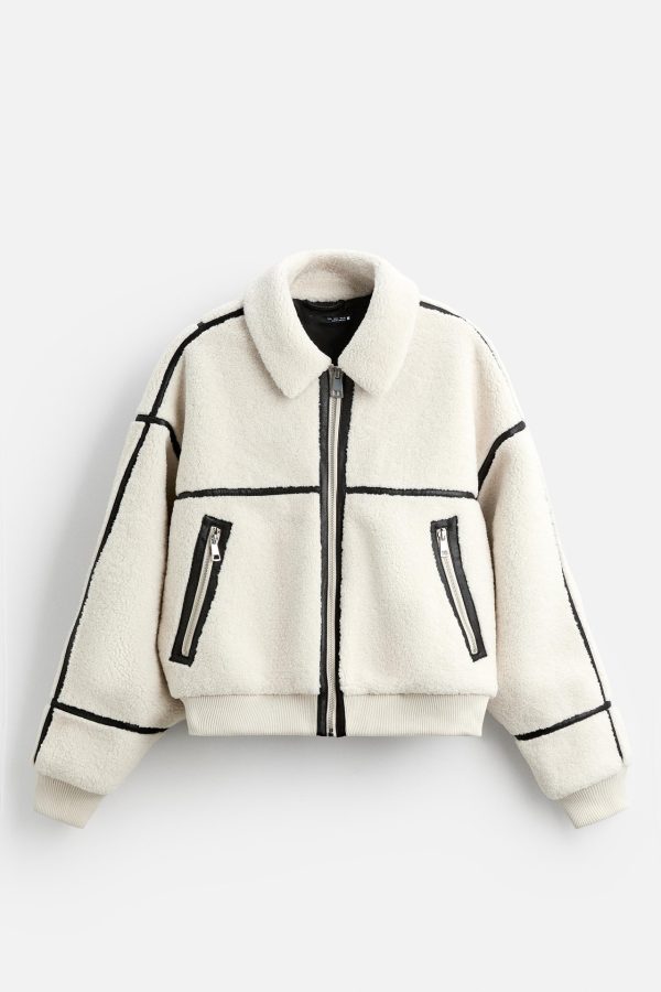 Men's Simple Lapel Fleece Jacket - Image 6