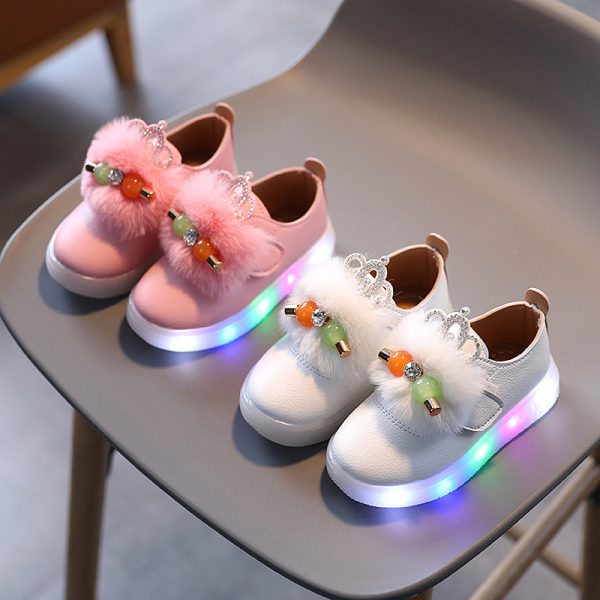 Flashing Shoes Kids Board Shoes Soft Sole - Image 5