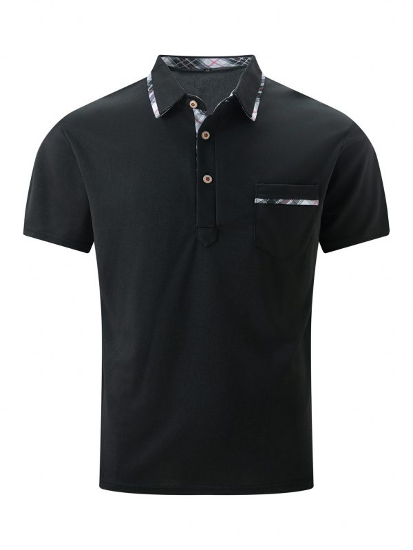 European And American Lapel T-shirt Polo Shirt - Image 5