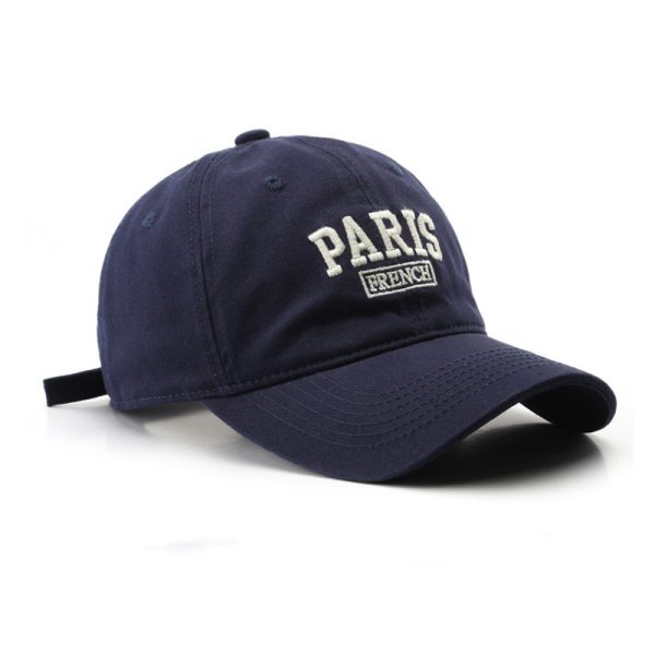 Personalized Washed Letters Embroidered Peaked Cap Outdoor Travel - Image 5