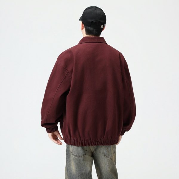 Men's Autumn Loose-fitting Workwear Jacket - Image 4