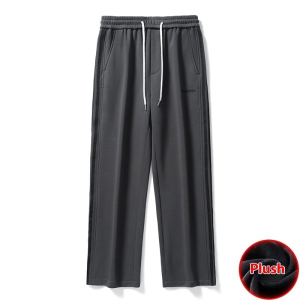 Sports Straight Fleece Padded Pants Men's Winter - Image 4