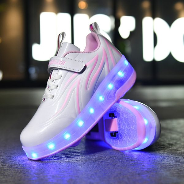 Light Charging Pulley Shoes Single And Double Wheels - Image 3
