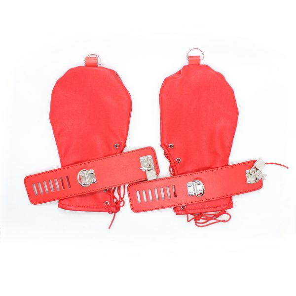 Creative Solid Color Casual PU Gloves Suit - Image 8