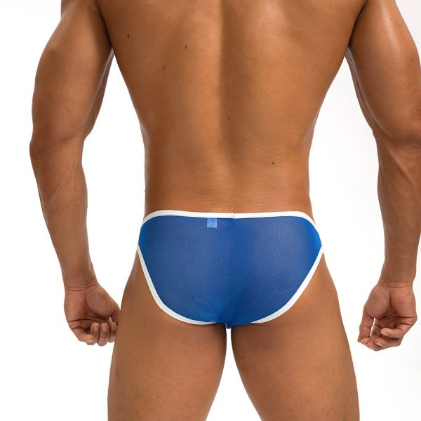 Men's Mesh Sexy Low Waist Transparent Ice Silk Thin - Image 2