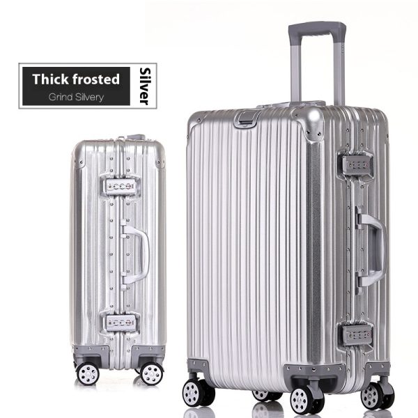Aluminum Magnesium Luggage Password Trolley Case - Image 9