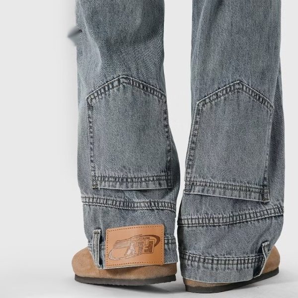 Retro High Street Jeans Couple Niche Trousers - Image 2