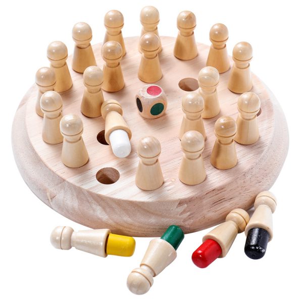 Children's Wooden Educational Toys Memory Chess Kid Early Education Toys - Image 3