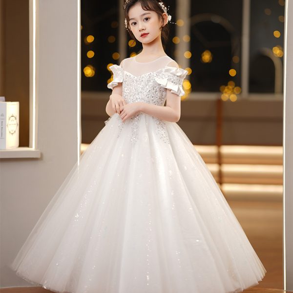 Spandex Princess Dress For Girls Tulle Tutu - Image 4
