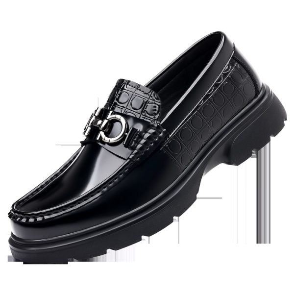 Men's Low-top Platform Retro Casual Shoes - Image 5