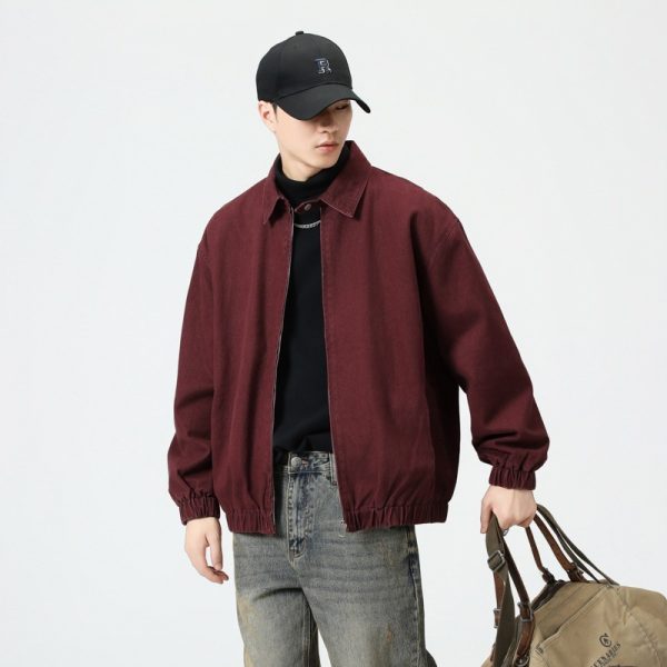 Men's Autumn Loose-fitting Workwear Jacket - Image 5