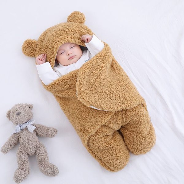 Baby Sleeping Bag Envelope for Newborn Baby Winter Swaddle Blanket - Image 10