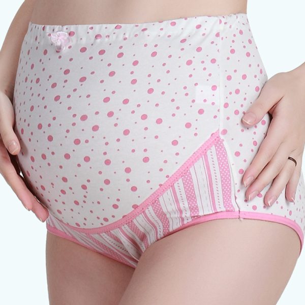 Pregnant women's underwear, stomach lift pants, maternity clothes, cotton, pregnant women's underwear, adjustable high waist pants - Image 6