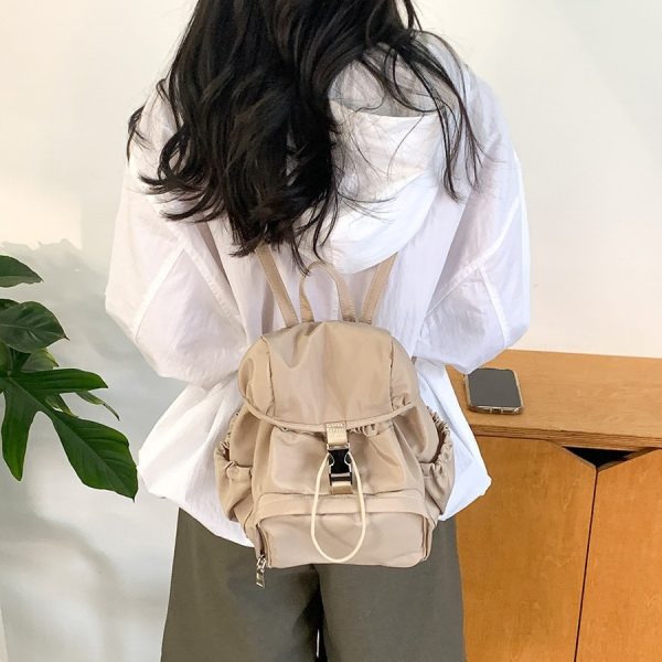 Simple Small Backpack Nylon Fashion Casual Schoolbag - Image 2