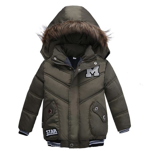 Small And Medium-Sized Boys Cotton-Padded Jackets - Image 2