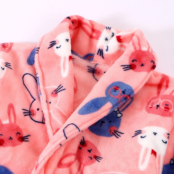 Children's Autumn And Winter Flannel Pajamas Home Clothes Boys And Girls - Image 10