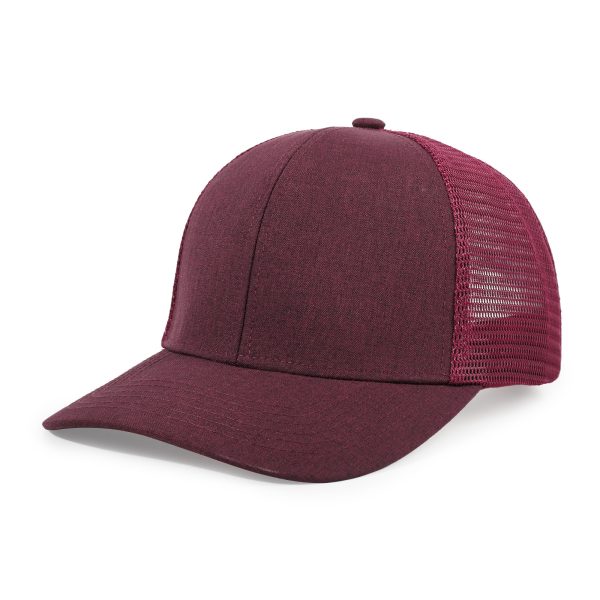 Micro Curved Hat Brim Outdoor Half Mesh Breathable Baseball Cap - Image 4