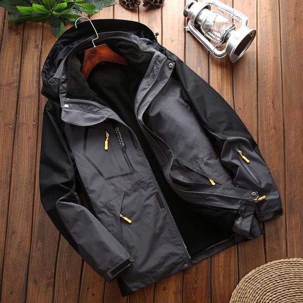 Men's Shell Jacket Three-in-one Warm Sportswear - Image 2